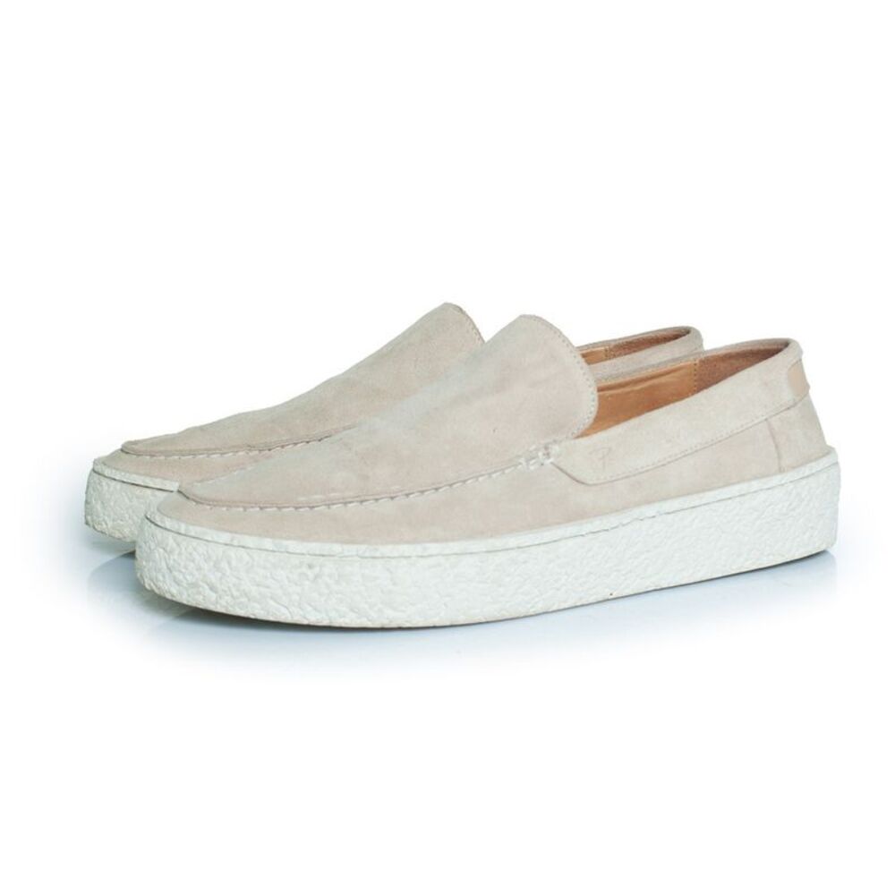 Posa, Suede loafer in beige